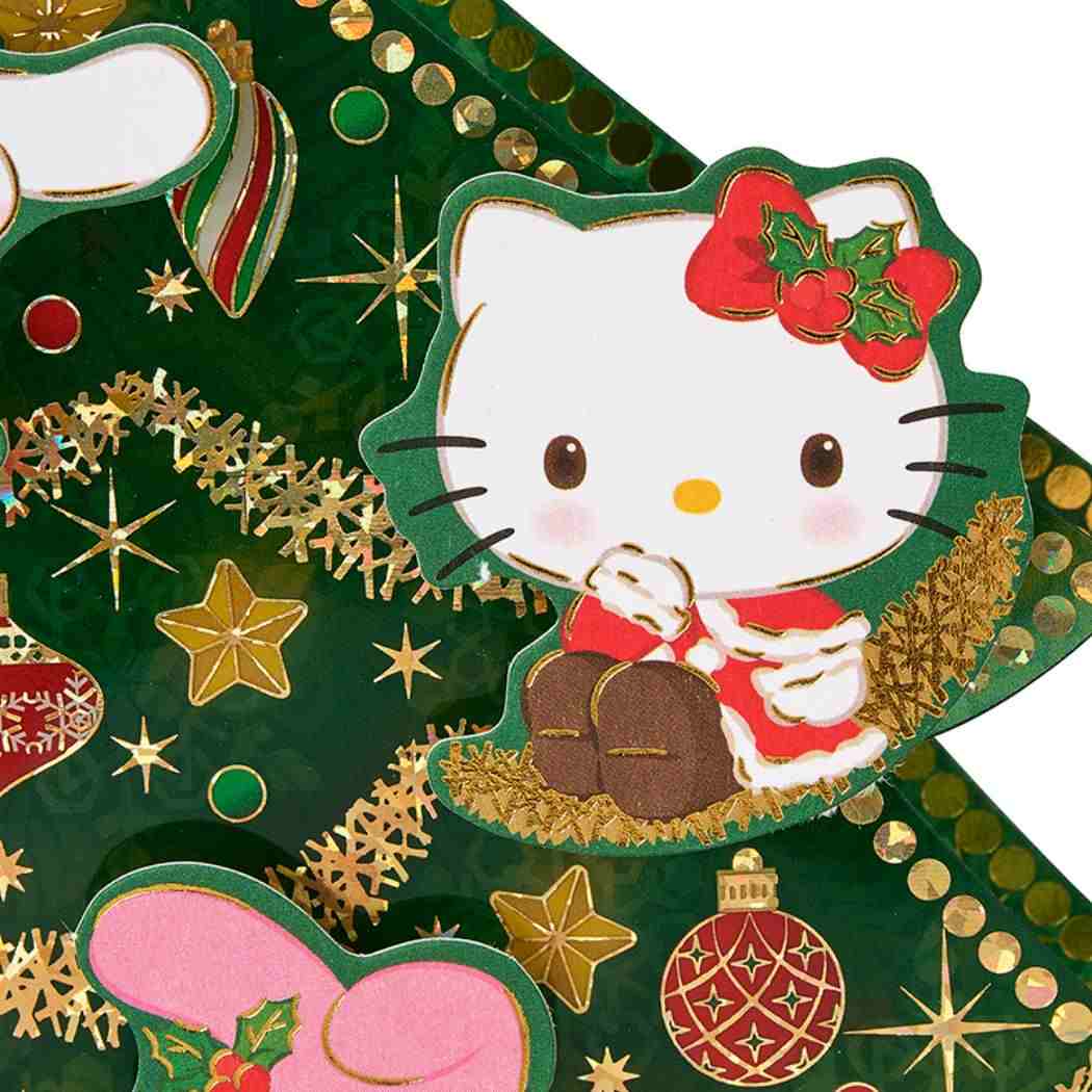 CHRISTMAS グリーティングカード クリスマス ライト＆メロディー MX ツリー JXPM26-6 サンリオ