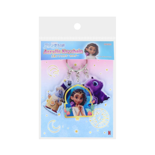 エリアンと魔法の絆 キーリング 3連アクリルキーホルダー B サンスター文具 プレゼント キャラクター グッズ メール便可 シネマコレクション