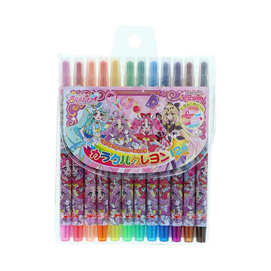 名探偵プリキュア！ クレヨン カラクルクレヨン サンスター文具 らくがき プレゼント キッズ アニメキャラクター グッズ メール便可 シネマコレクション