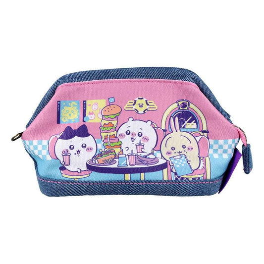 ちいかわ ペンポーチ デニムぺンケース ワイヤー入り DINER ランチ サンスター文具 新学期準備文具 キャラクター グッズ シネマコレクション