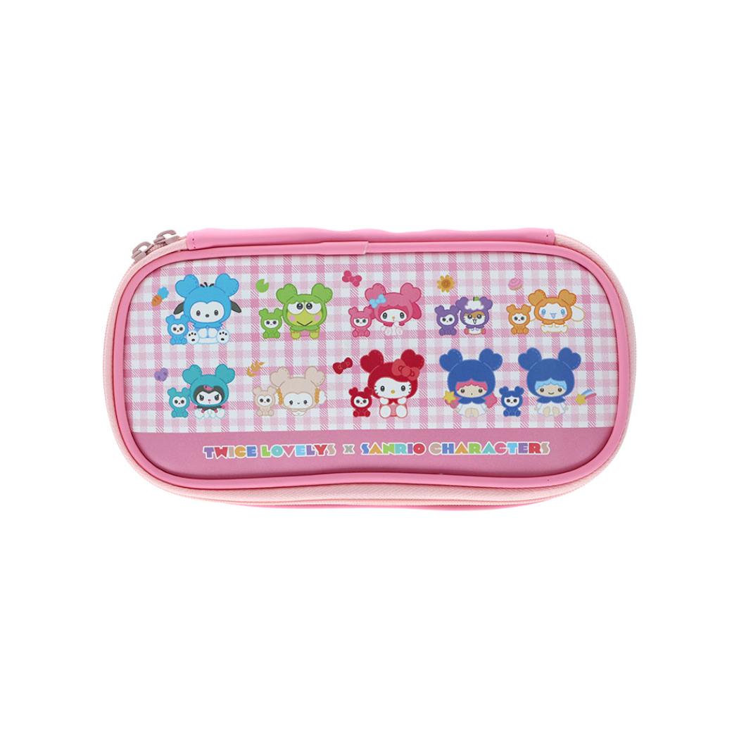 Twice Lovelys Sanrio Characters ペンポーチ ペンケース チェック サンリオ サンスター文具 新学期準備文具 キャラクター グッズ シネマコレクション