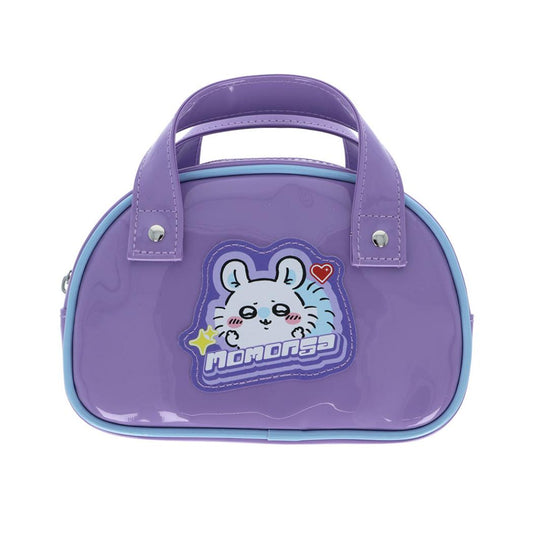 ちいかわ ペンケース エナメルバッグ風ペンポーチ モモンガ サンスター文具 筆箱 新学期準備文具 キャラクター グッズ シネマコレクション