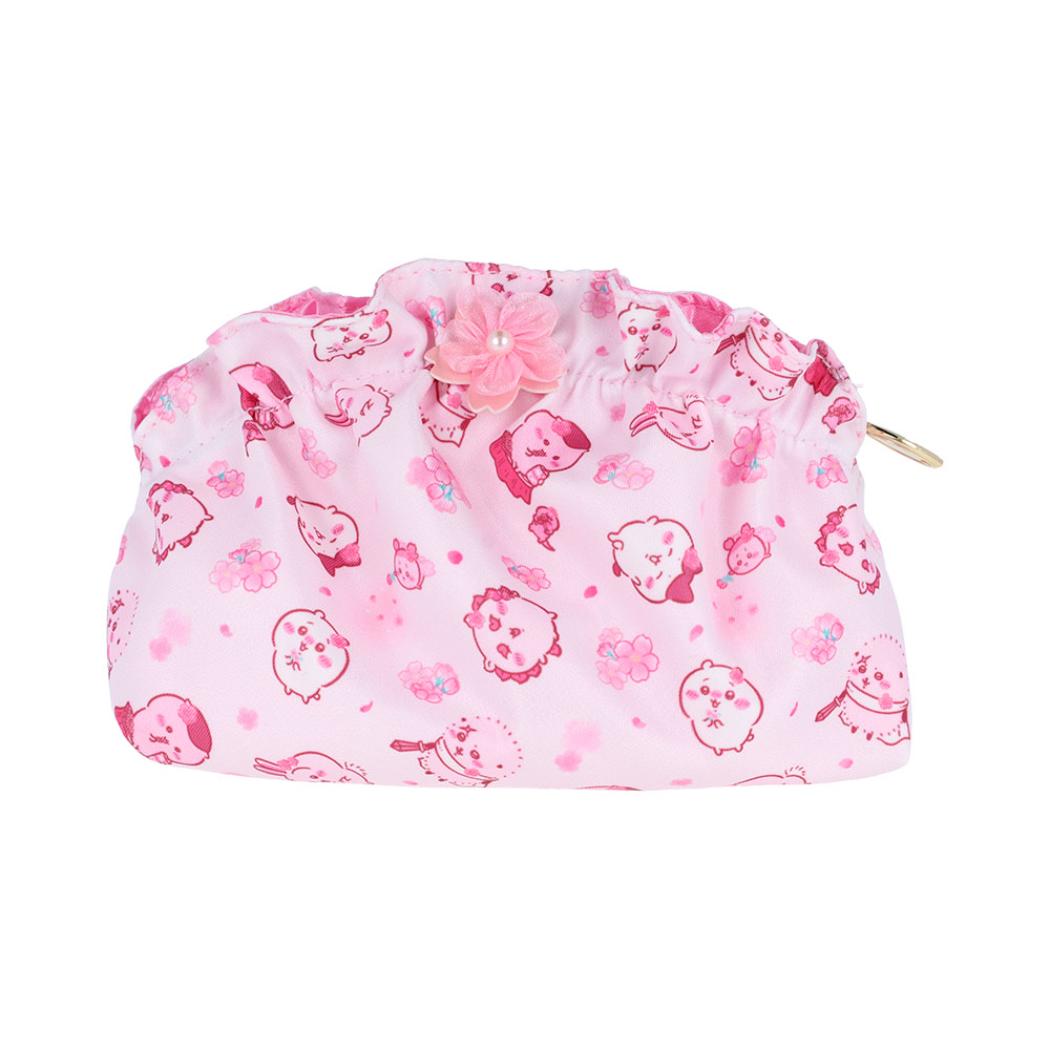 ちいかわ ペンポーチ フリルペンケース Sakura Pink サクラ サンスター文具 新学期準備文具 キャラクター グッズ シネマコレクション