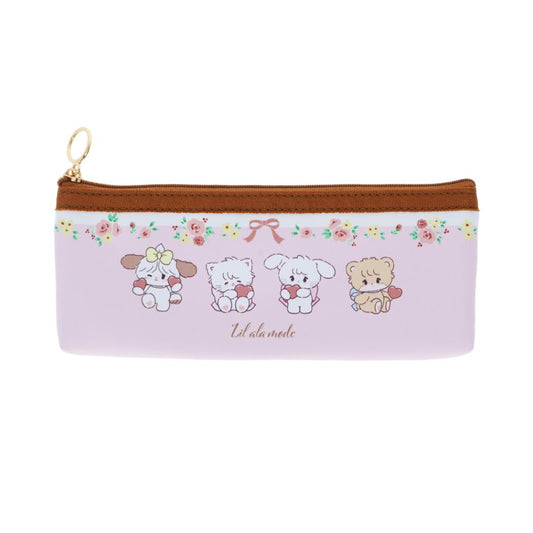 Lil ala mode ペンポーチ ペンケース ピンク リルアラモード サンスター文具 筆箱 スリム 新学期準備文具 キャラクター グッズ メール便可 シネマコレクション