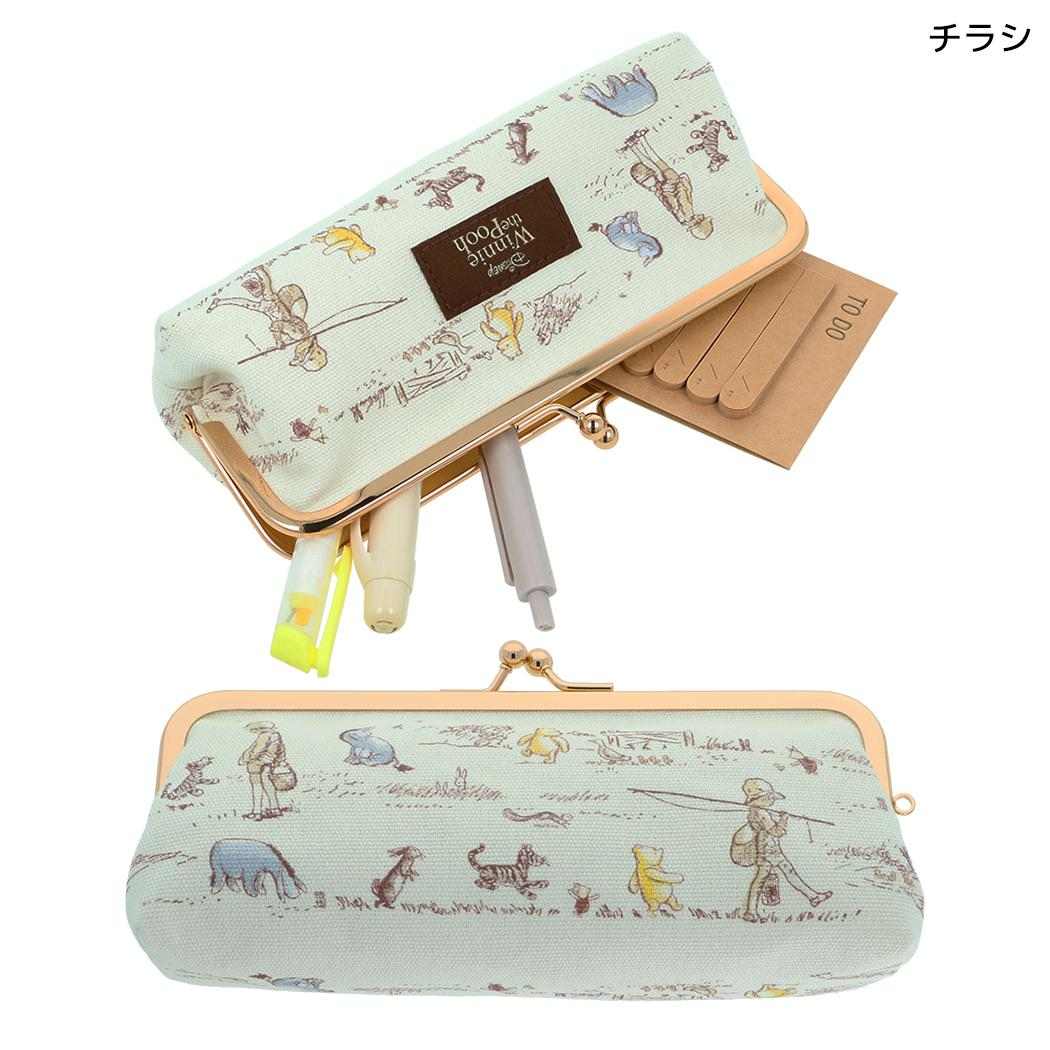 くまのプーさん 筆箱 がま口ペンケース Winnie the Pooh 10 チラシ ディズニー サンスター文具
