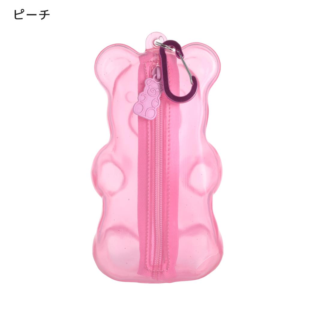 グミぐま ペンケース ペンポーチ ピーチ サンスター文具