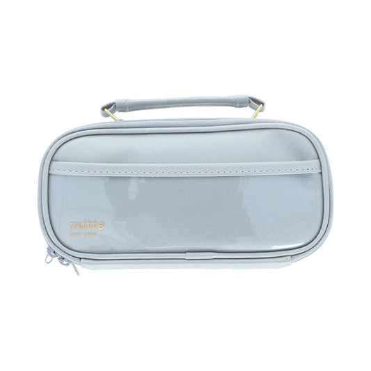 ペンポーチ mitte ペンケース シルバーグレー サンスター文具