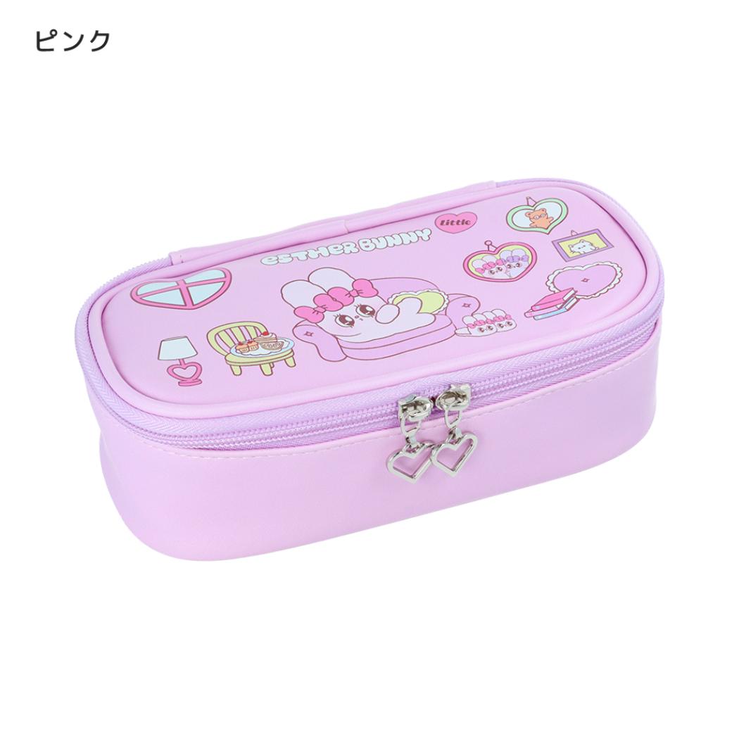 エスターバニーリトル ペンケース ペンポーチ ピンク Esther Bunny サンスター文具