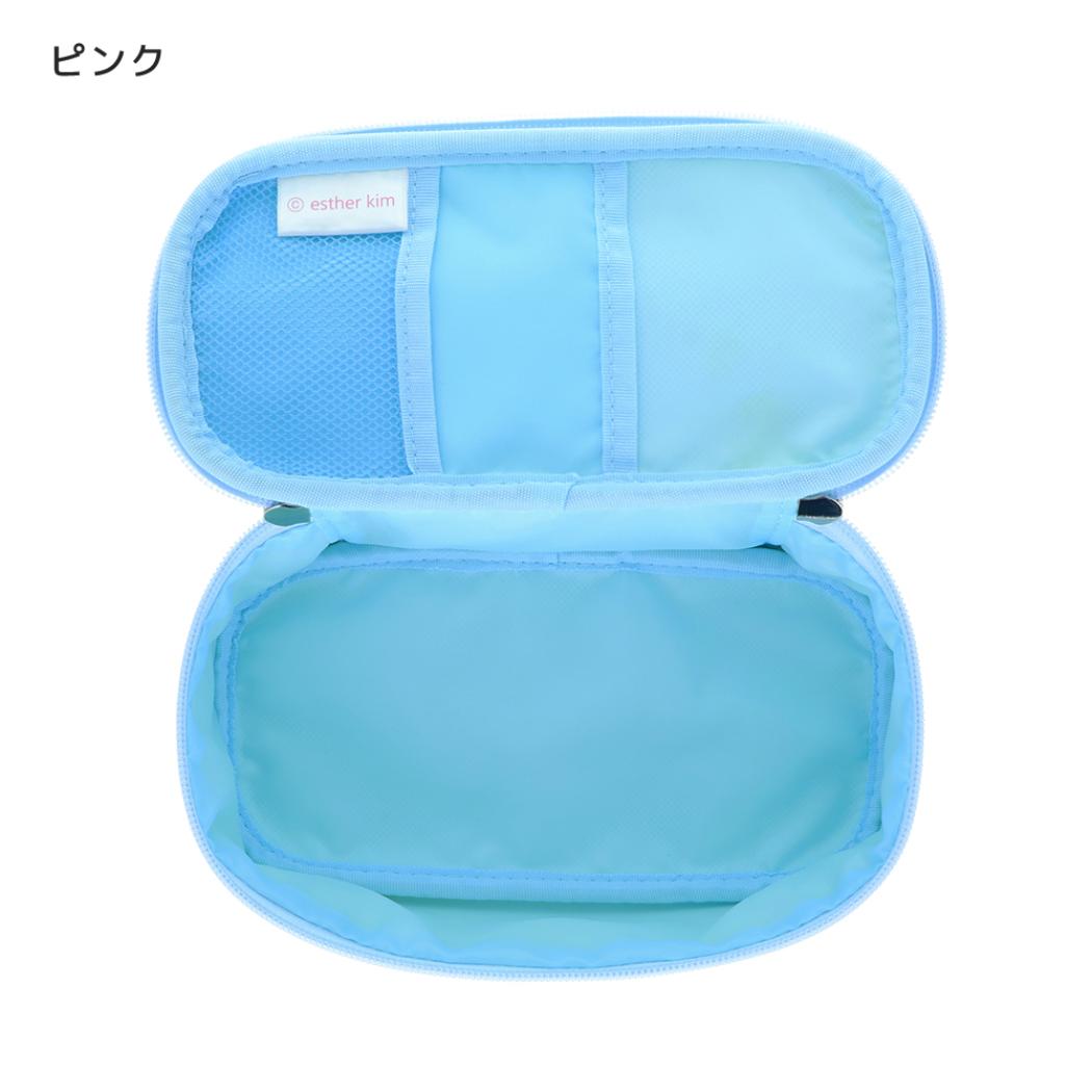 エスターバニーリトル ペンケース ペンポーチ ブルー Esther Bunny サンスター文具
