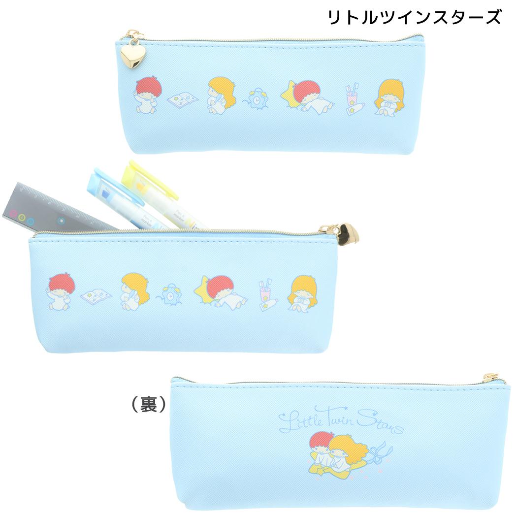 サンリオキャラクターズ ペンポーチ スリムペンケース レトロ リトルツインスターズ Sanrio サンスター文具