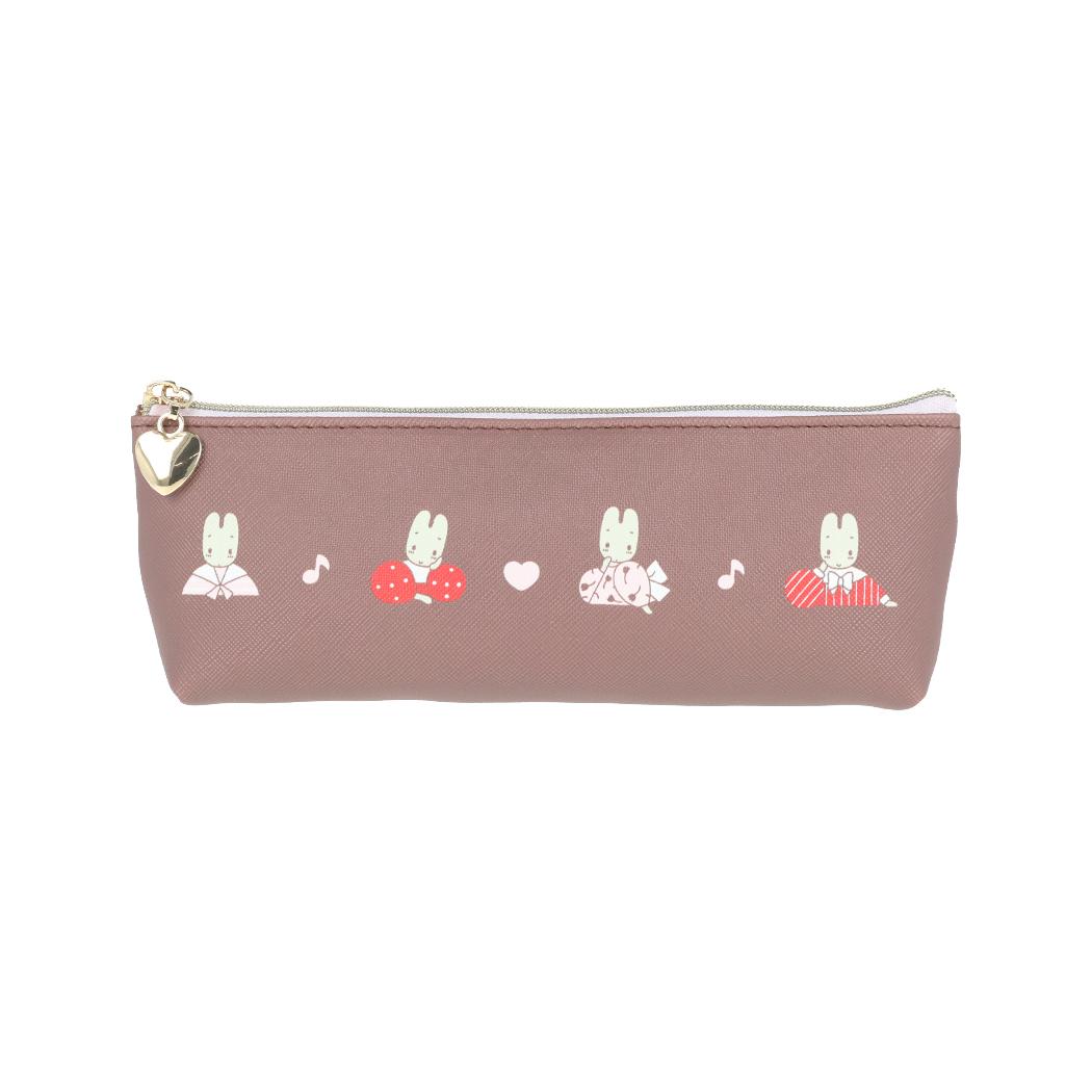 サンリオキャラクターズ ペンポーチ スリムペンケース レトロ マロンクリーム Sanrio サンスター文具