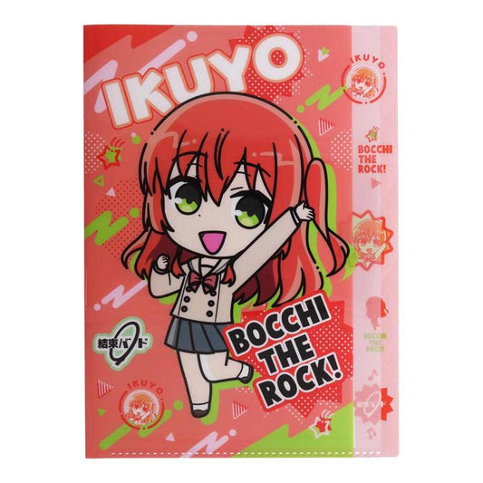 ぼっち ざ ろっく！ ポケットファイル ダイカットクリアファイル5P 5インデックス A4 喜多郁代 サンスター文具 新学期準備文具 アニメキャラクター グッズ メール便可 シネマコレクション