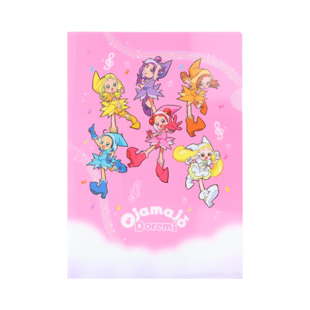おジャ魔女どれみ クリアフォルダー A4シングルクリアファイル A サンスター文具 新学期準備文具 かわいい アニメキャラクター グッズ メール便可 シネマコレクション