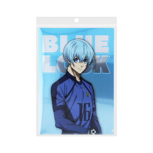 ブルーロック A4クリアファイル メタリックファイル 氷織 羊 少年マガジン サンスター文具 書類整理 アニメキャラクター グッズ メール便可 シネマコレクション