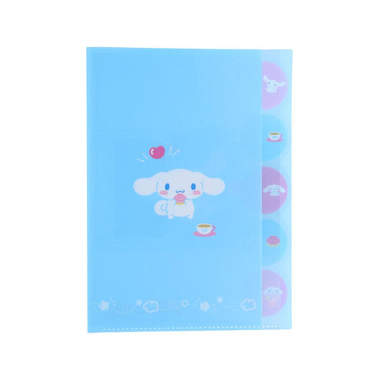 シナモロール ポケットファイル ダイカットクリアファイル5P 5ポケット A4 ステショPastel サンリオ サンスター文具 新学期準備文具 キャラクター グッズ メール便可 シネマコレクション