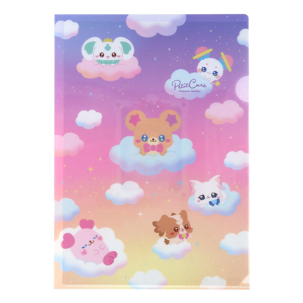 ぷちきゅあ A4クリアファイル クリアファイル ピンク サンスター文具 新学期準備文具 キャラクター グッズ メール便可 シネマコレクション