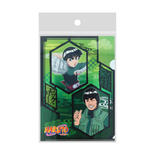 NARUTO ナルト A4クリアファイル メタリックファイル ロック・リー＆マイト・ガイ サンスター文具