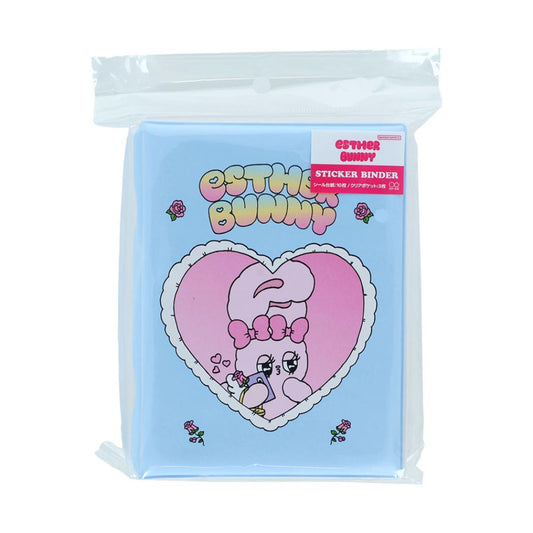 エスターバニー シール帳 シールバインダー ブルー Esther Bunny サンスター文具 シール交換帳 キャラクター グッズ シネマコレクション