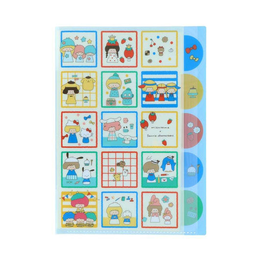 mizutamaxサンリオキャラクターズ ポケットファイル ダイカットクリアファイル5P しかく サンリオ サンスター文具 新学期準備文具 日本製 キャラクター グッズ メール便可 シネマコレクション