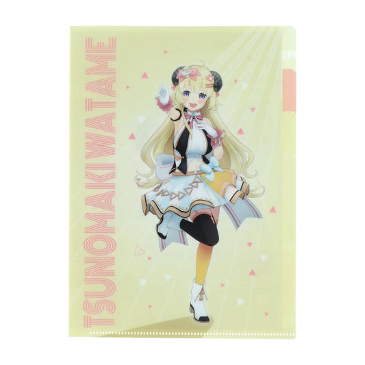 hololive ホロライブプロダクション ポケットファイル クリアファイルA5 3P 角巻わため HO2 サンスター文具 新学期準備文具 日本製 グッズ メール便可 シネマコレクション