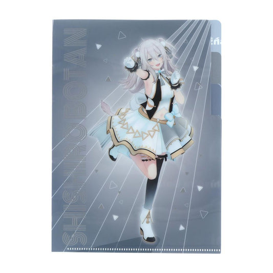 hololive ホロライブプロダクション ポケットファイル クリアファイルA5 3P 獅白ぼたん HO2 サンスター文具 新学期準備文具 日本製 グッズ メール便可 シネマコレクション