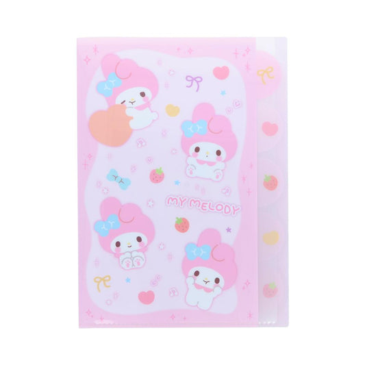 マイメロディ ポケットファイル ダイカットクリアファイル5P A4 MarshmallowPop マシュマロポップ サンリオ サンスター文具