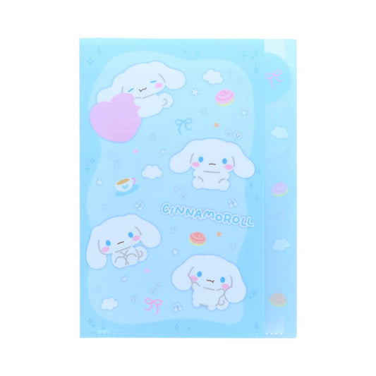 シナモロール ポケットファイル ダイカットクリアファイル5P A4 MarshmallowPop マシュマロポップ サンリオ サンスター文具