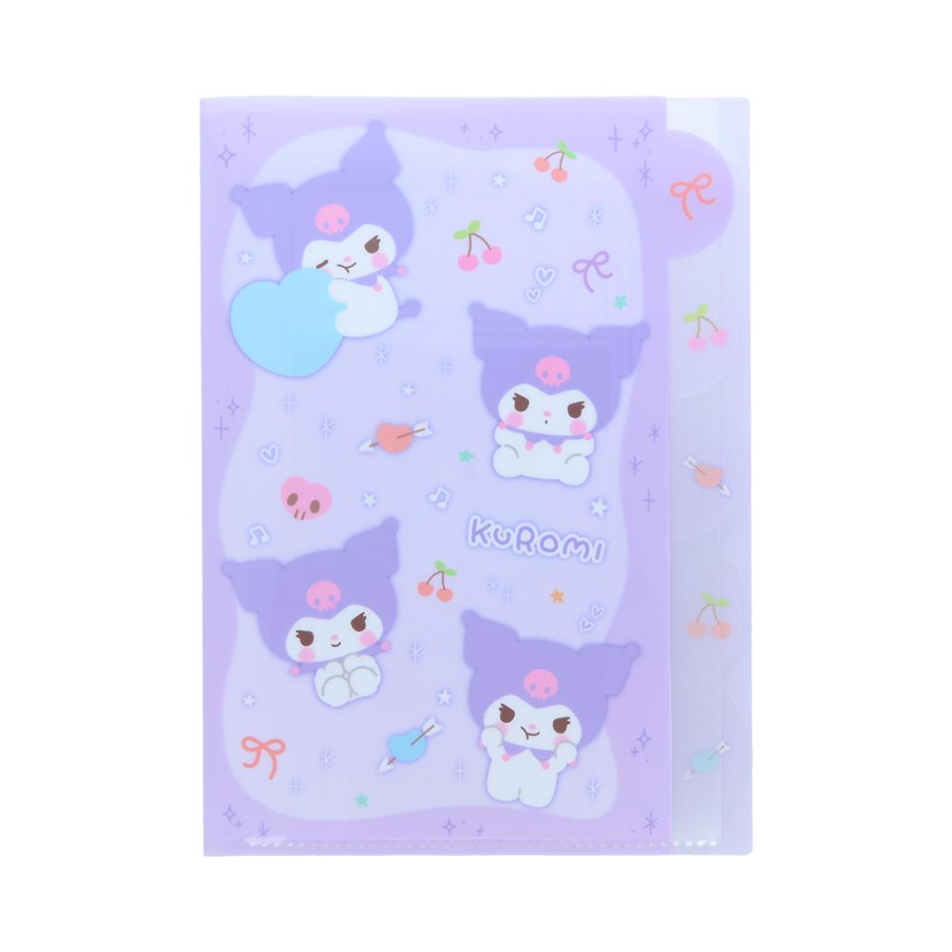 クロミ ポケットファイル ダイカットクリアファイル5P A4 MarshmallowPop マシュマロポップ サンリオ サンスター文具