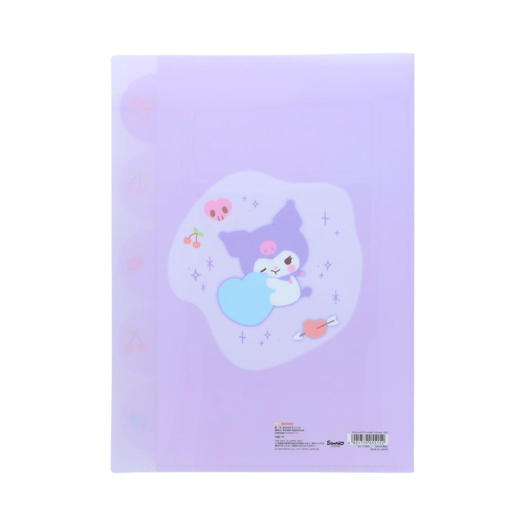 クロミ ポケットファイル ダイカットクリアファイル5P A4 MarshmallowPop マシュマロポップ サンリオ サンスター文具
