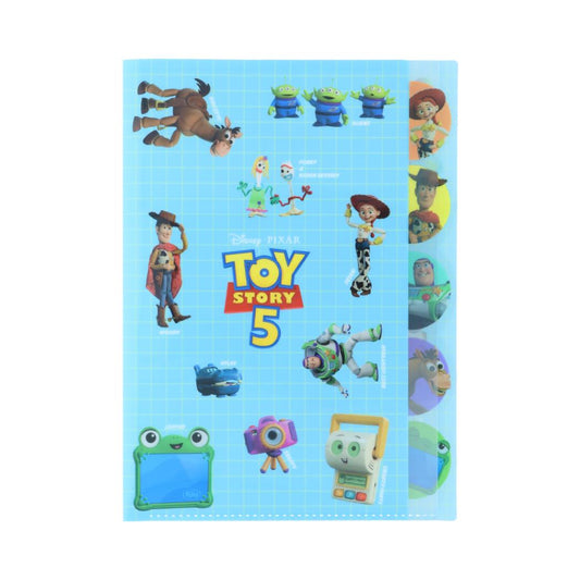 トイストーリー5 ポケットファイル ダイカットクリアファイル5P TS5 3D ディズニー サンスター文具