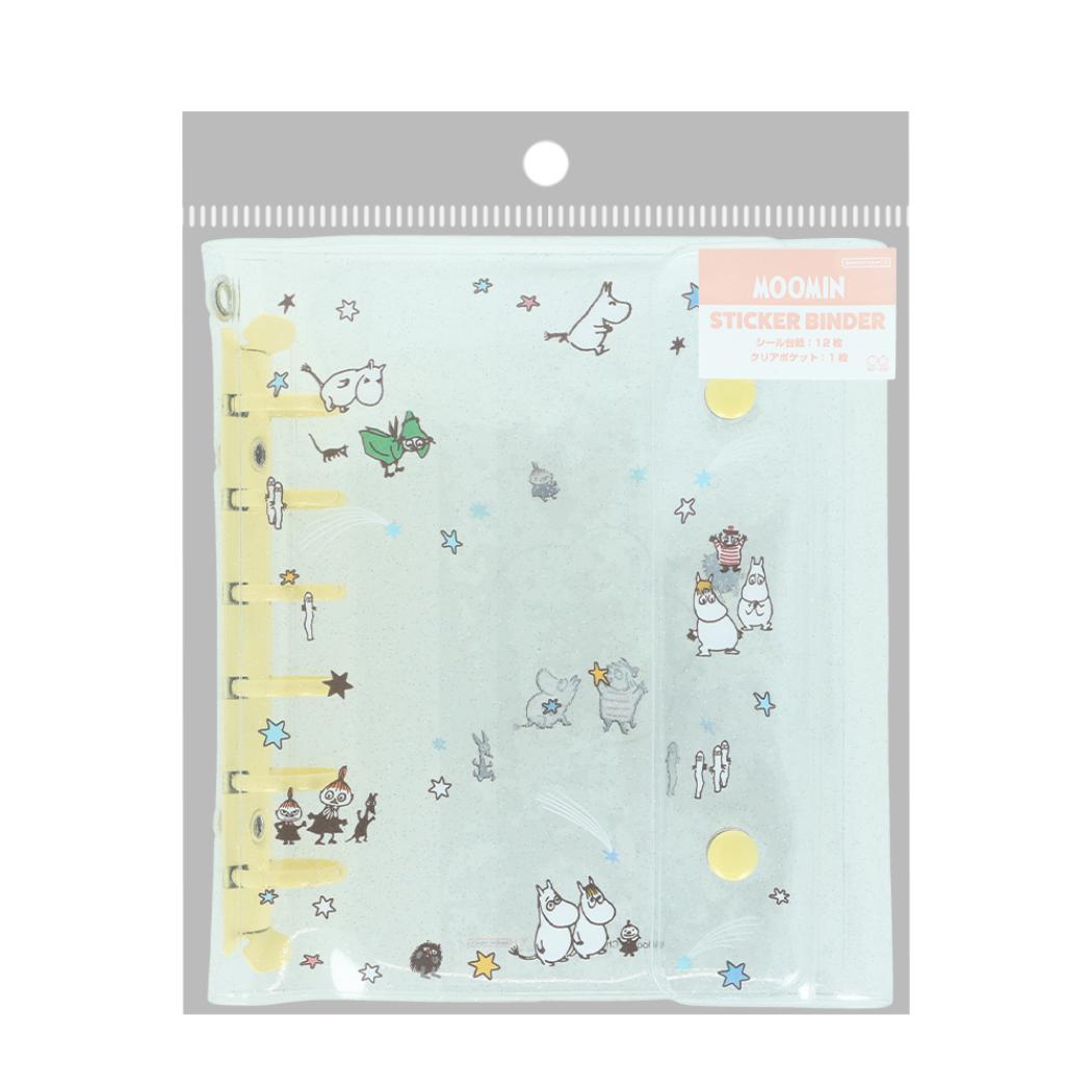 MOOMIN シール帳 クリアシールバインダー プチ ムーミン 北欧 サンスター文具