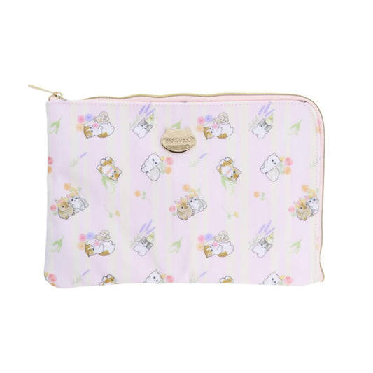 モフサンド マルチケース マルチポーチ ピンク mofusand サンスター文具 小物入れ キャラクター グッズ メール便可 シネマコレクション