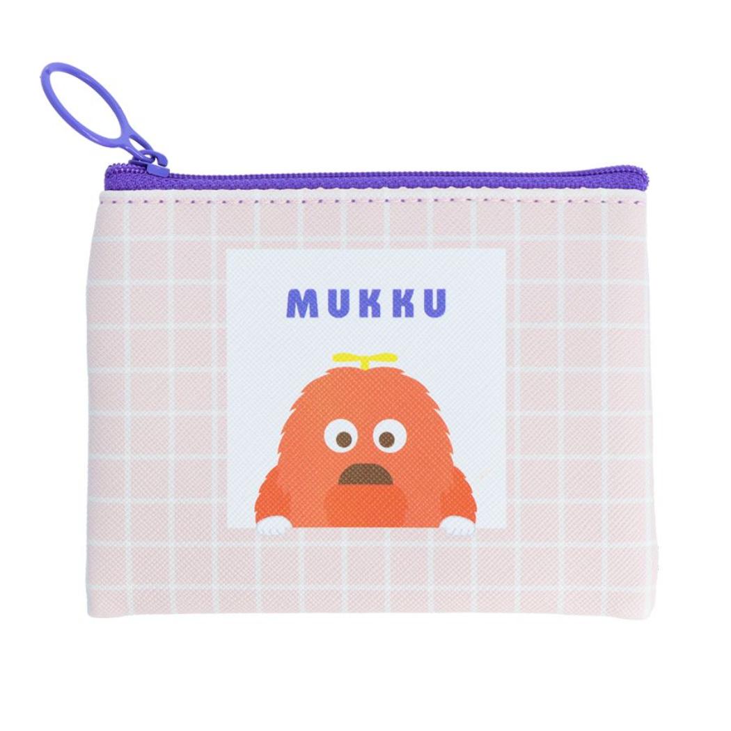 ガチャピン＆ムック 平ポーチ ミニポーチ ムック サンスター文具 小物入れ フラット キャラクター グッズ メール便可 シネマコレクション