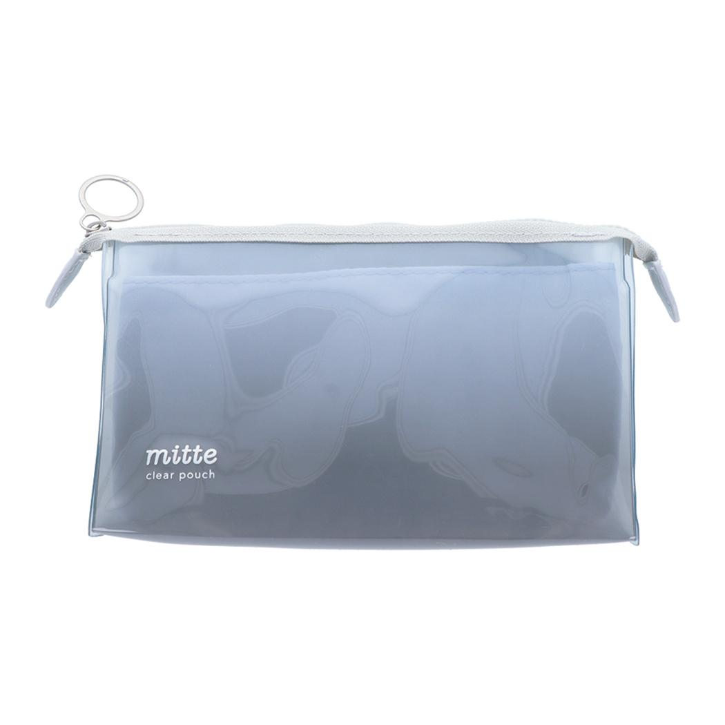 mitte ミッテ ペンポーチ クリアポーチ マチ cloudy サンスター文具 新学期準備文具 シンプル グッズ シネマコレクション