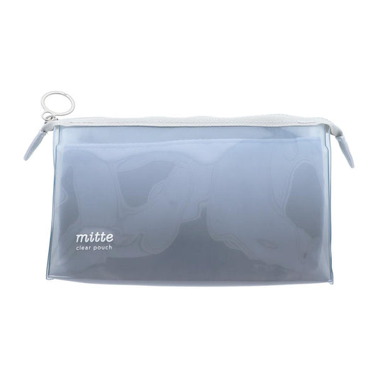 mitte ミッテ ペンポーチ クリアポーチ マチ cloudy サンスター文具 新学期準備文具 シンプル グッズ シネマコレクション