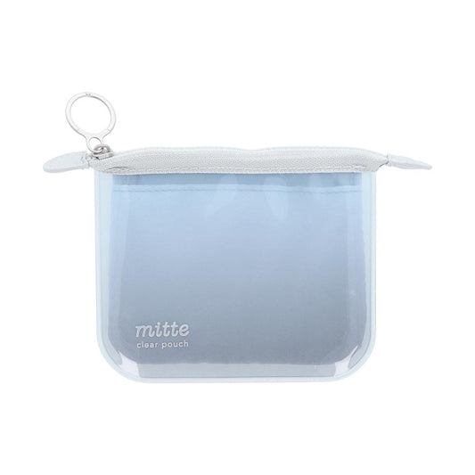 mitte ミッテ ミニポーチ クリアポーチミニ フラット cloudy サンスター文具 新学期準備文具 シンプル グッズ メール便可 シネマコレクション