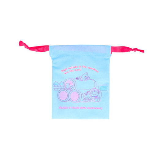 藤子F不二雄 巾着袋 ミニ巾着 コミック ブルー サンスター文具 豆巾着 まめきんちゃくポーチ 小物入れ キャラクター グッズ メール便可 シネマコレクション