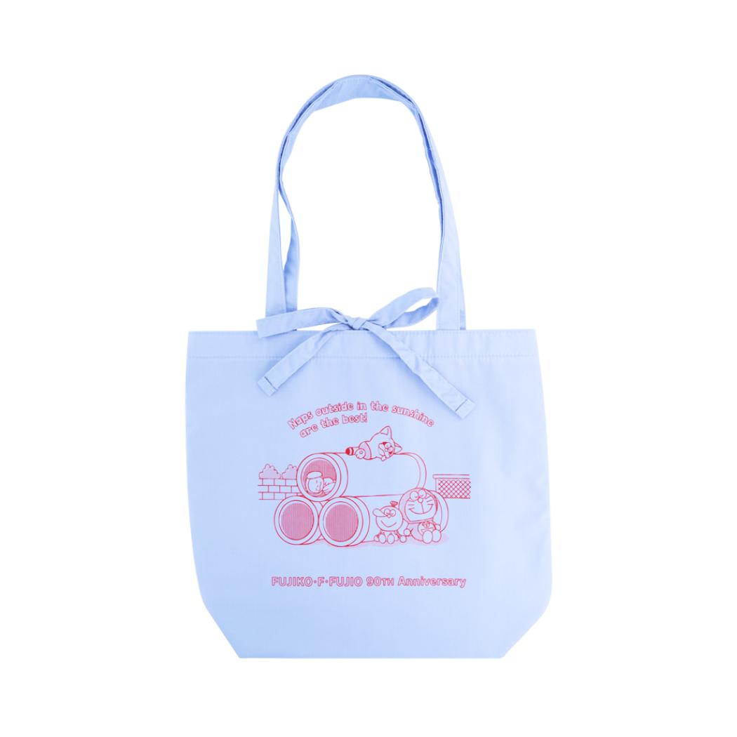 藤子F不二雄 手提げかばん トートバッグ コミック ブルー サンスター文具 マチ付き A4サイズ対応 キャラクター グッズ シネマコレクション