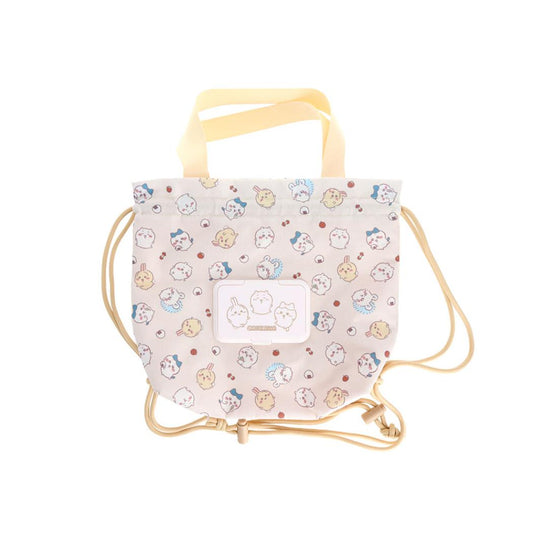 ちいかわ ナップサック リュックにもなるseepo baby ベビー サンスター文具 ウェットティッシュ入れ 出産祝い キャラクター グッズ メール便可 シネマコレクション