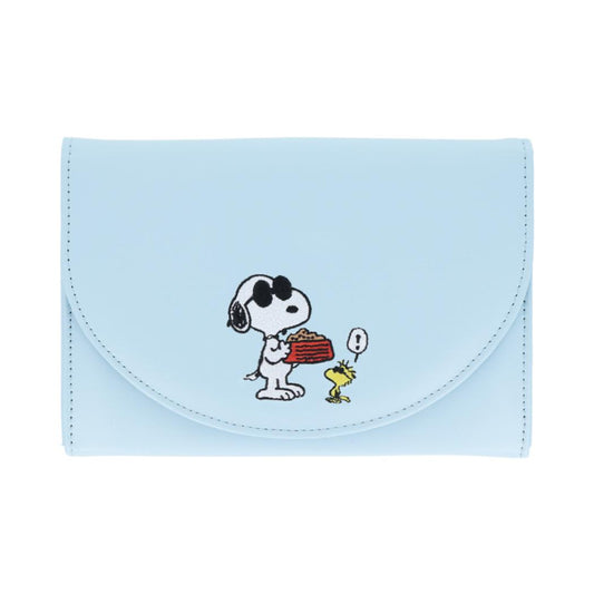スヌーピー マルチポーチ ジャバラ収納ポーチ NLC ジョー クール ピーナッツ サンスター文具 小物入れ キャラクター グッズ シネマコレクション