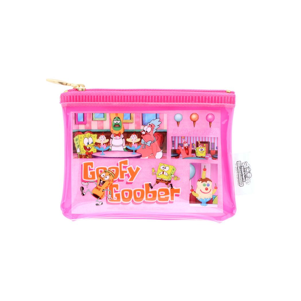 スポンジボブ ミニポーチ クリアミニポーチ アニメーション サンスター文具 小物入れ キャラクター グッズ メール便可 シネマコレクション