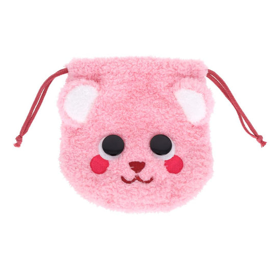PostPet 巾着袋 ぬいぐるみ巾着 コモモ サンスター文具 小物入れ キャラクター グッズ メール便可 シネマコレクション