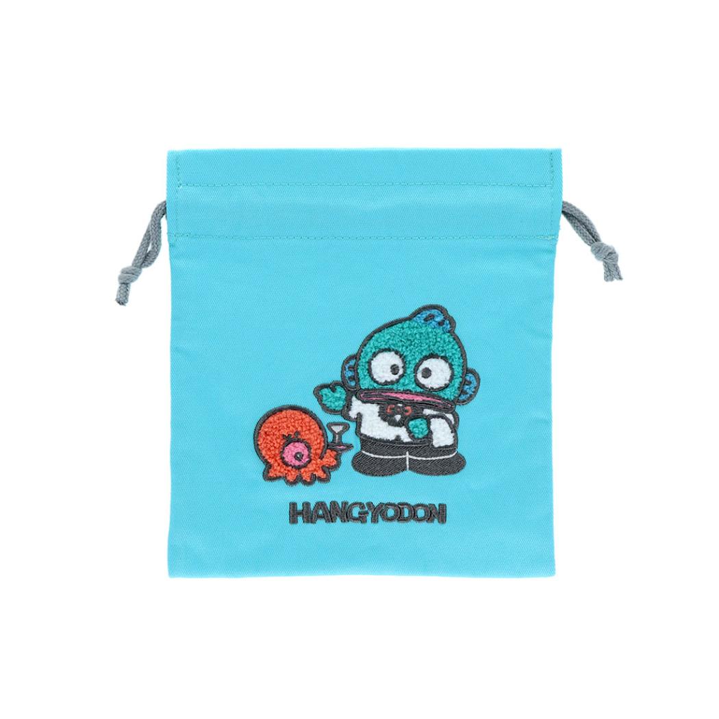 ハンギョドン 巾着袋 サガラ刺繍巾着 レトロ SC4 サンリオ サンスター文具 小物入れ キャラクター グッズ メール便可 シネマコレクション