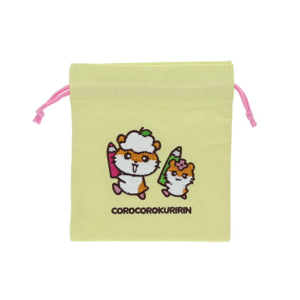 コロコロクリリン 巾着袋 サガラ刺繍巾着 レトロ SC4 サンリオ サンスター文具 小物入れ キャラクター グッズ メール便可 シネマコレクション