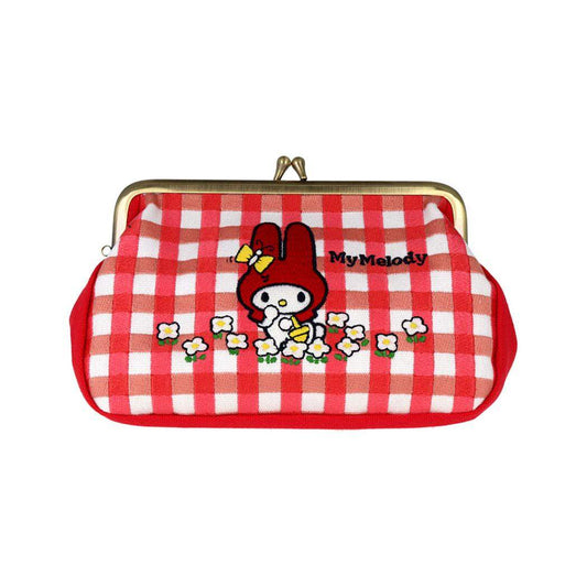 マイメロディ ペンケース 畳刺繍ペンポーチ がま口 New Life Collection サンリオ サンスター文具 小物入れ コスメポーチ キャラクター グッズ シネマコレクション