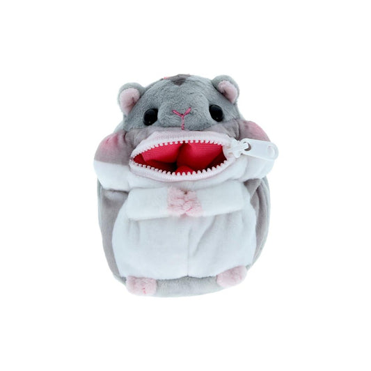 ミニポーチ ぱくぱくポーチ ほおばりいず じゃんがりあんはむすたー アニマル サンスター文具 小物入れ カラビナ付き グッズ シネマコレクション