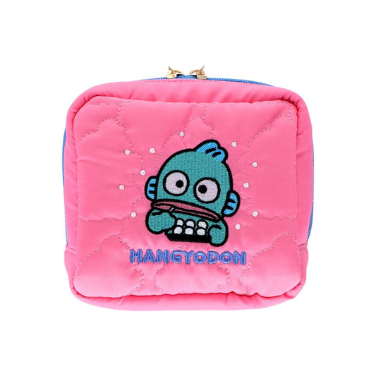 ハンギョドン コスメポーチ キルティングポーチ ピンク サンリオ サンスター文具 小物入れ キャラクター グッズ シネマコレクション