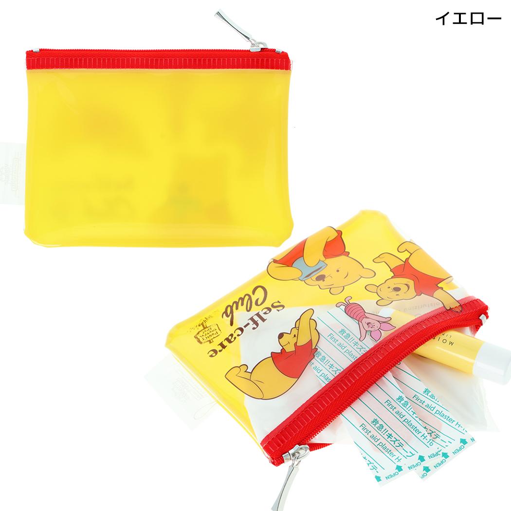 くまのプーさん ミニポーチ ミニクリアポーチ Winnie the Pooh 10 イエロー ディズニー サンスター文具