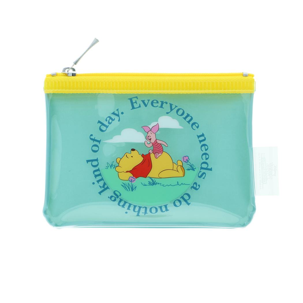 くまのプーさん ミニポーチ ミニクリアポーチ Winnie the Pooh 10 ブルー ディズニー サンスター文具