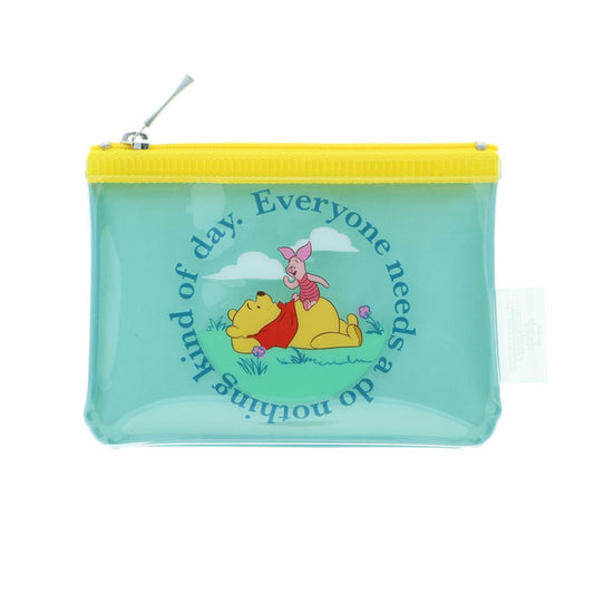くまのプーさん ミニポーチ ミニクリアポーチ Winnie the Pooh 10 ブルー ディズニー サンスター文具